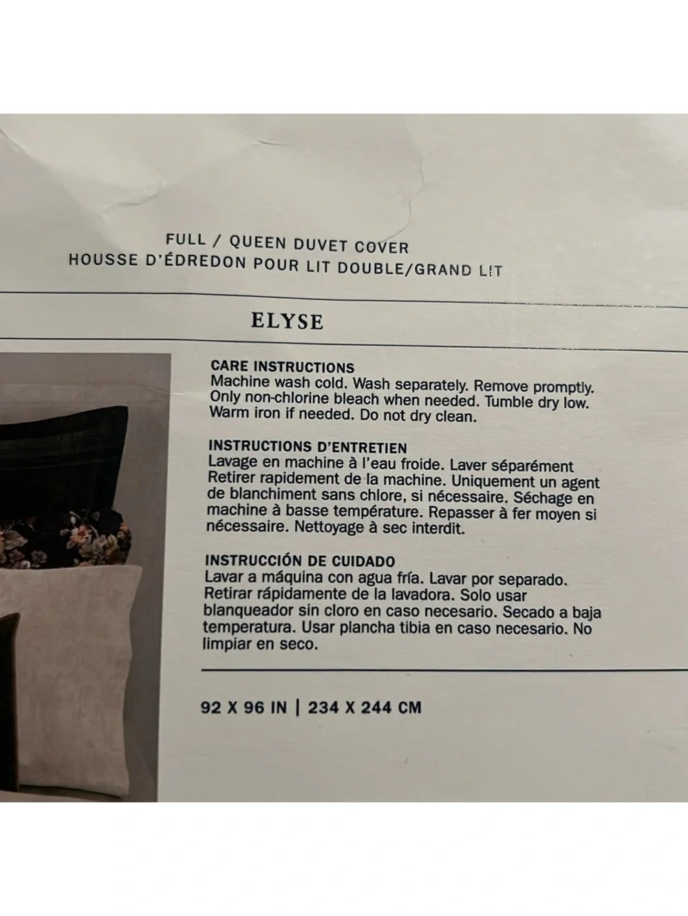 Ralph Lauren Elyse Duvet Cover Full/Queen in Eggplant, NWT $430